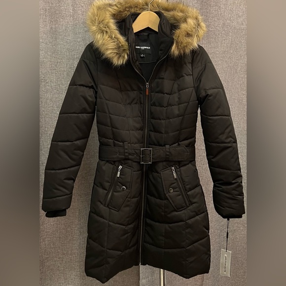 Karl Lagerfeld Jackets & Blazers - Karl Lagerfeld Paris - NWT - Puffer style trench coat! This is a special one! S